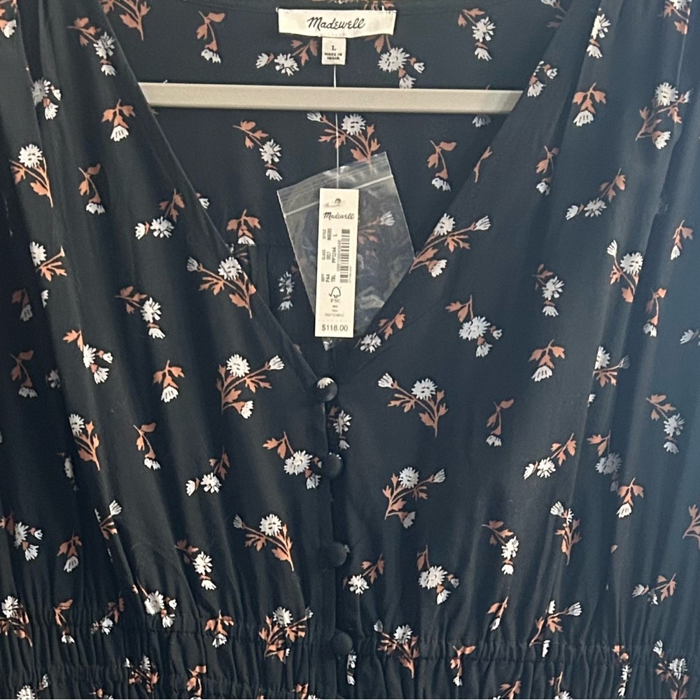 Madewell Challis Sophia Mini Dress in woodland floral - Picture 7 of 7